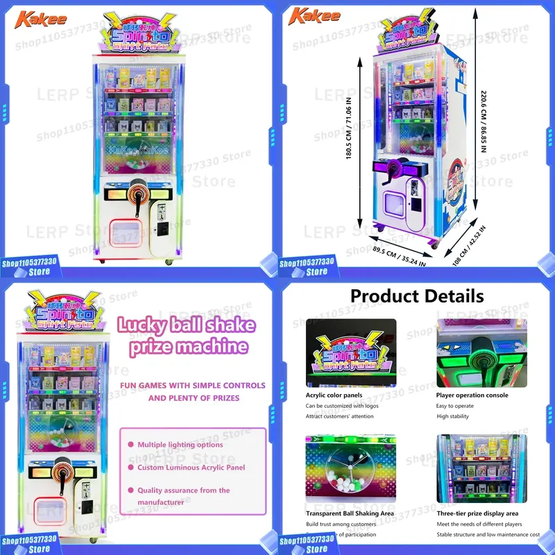 Arcade Style Vending Machine - Máquina de Jogo de Slot Comercial,