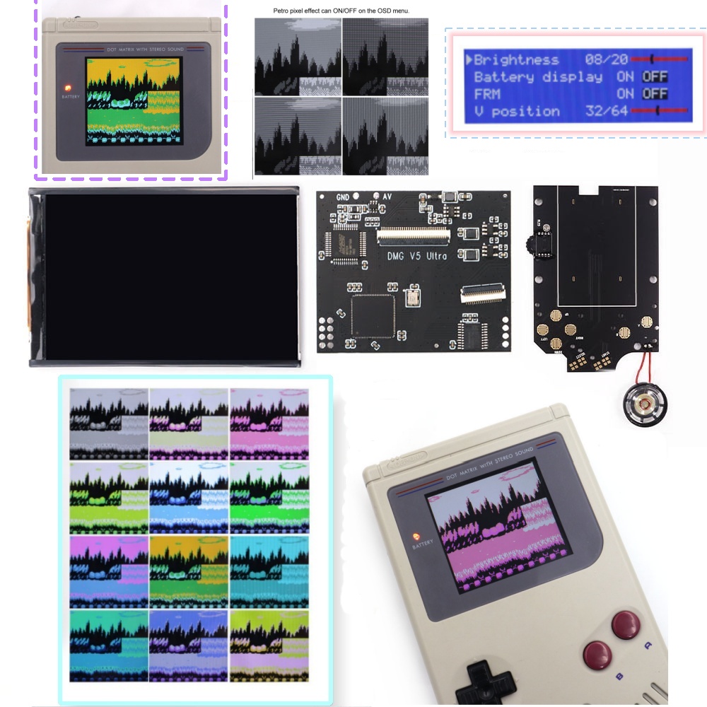 Tela RIPS com 36 modos de muda - Lcd Screen Arcade avaliação e preço
