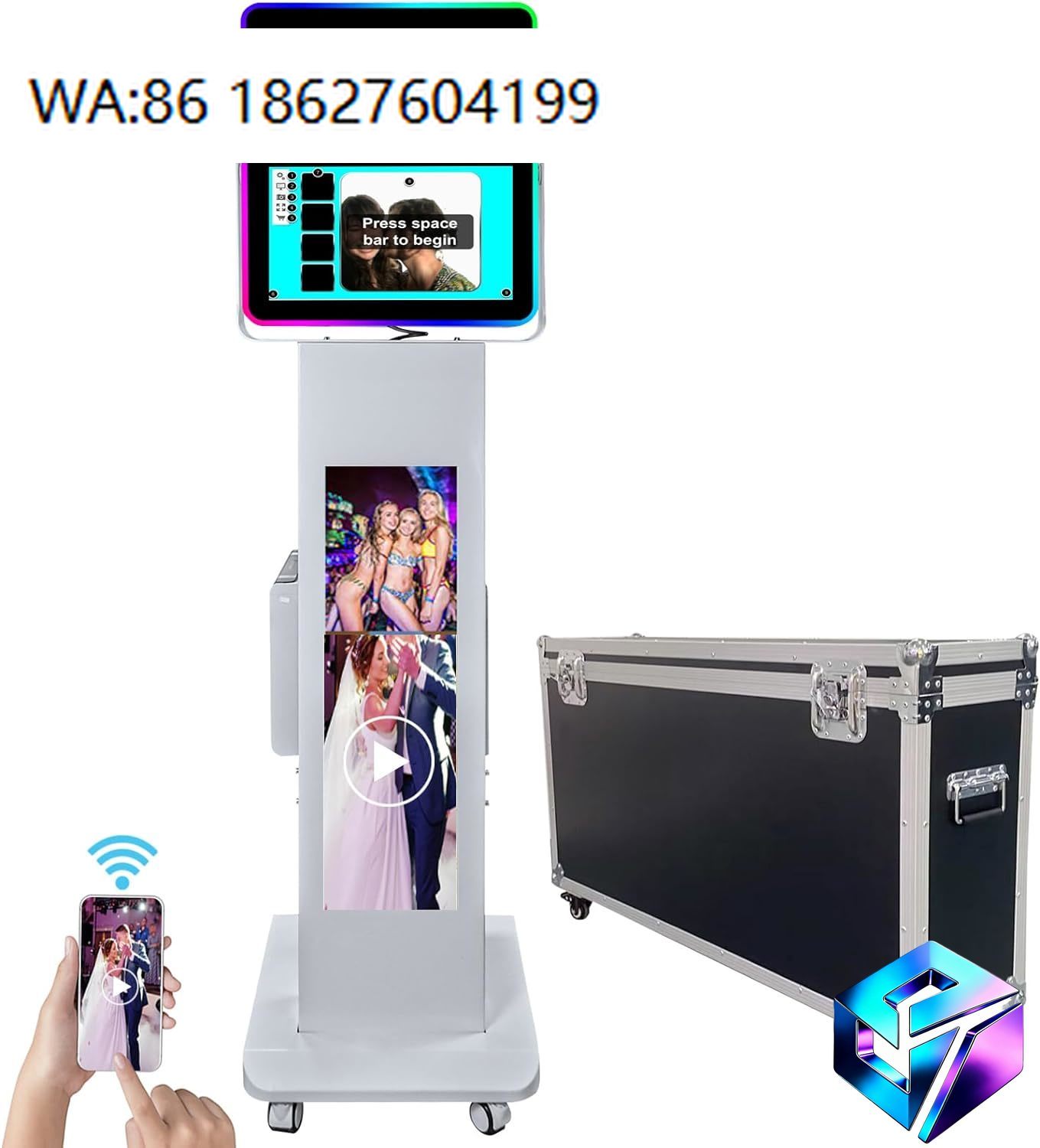 Quiosque de fotografia portáti - Photo Booth Machine avaliação e preço