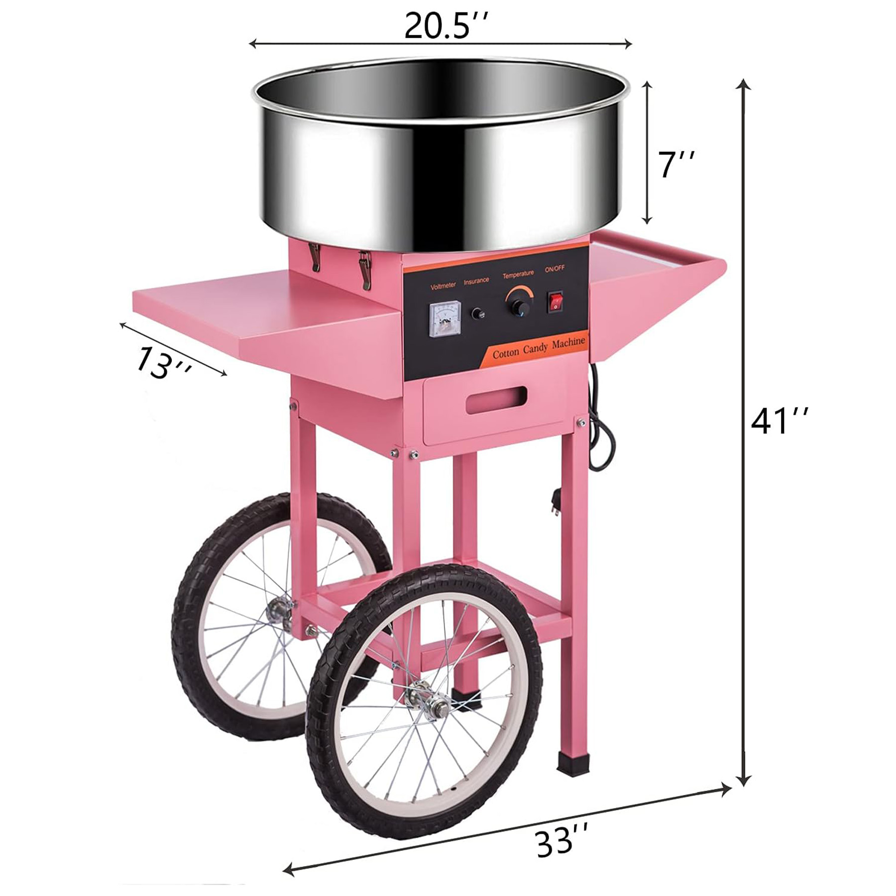 Máquina de Algodão Doce Comerc - Candy Floss Machine avaliação e preço