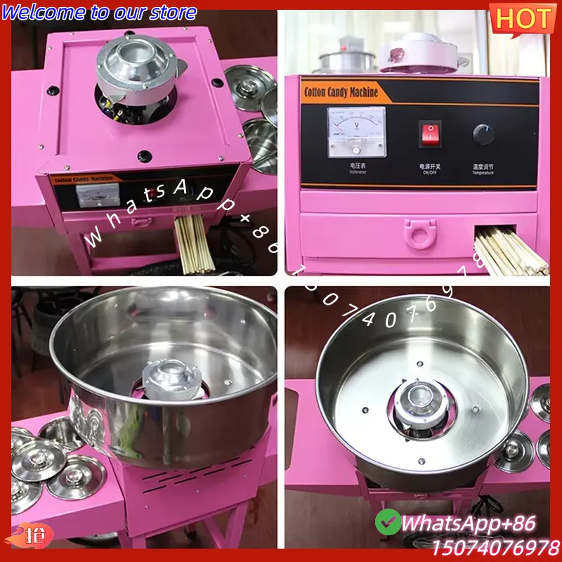 Máquina de Algodão Doce Elétri - Candy Floss Machine avaliação e preço