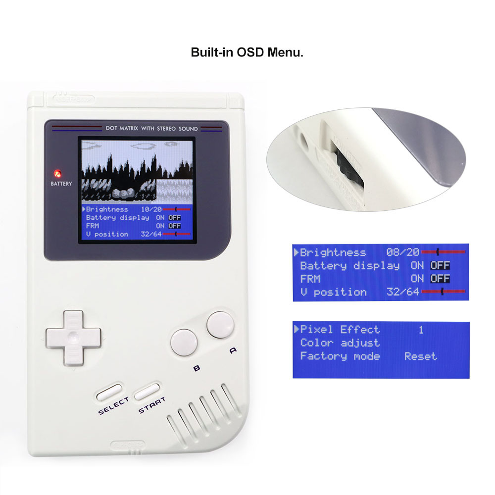 Tela IPS HISPEEDIDO GB DMG par - Lcd Screen Arcade avaliação e preço